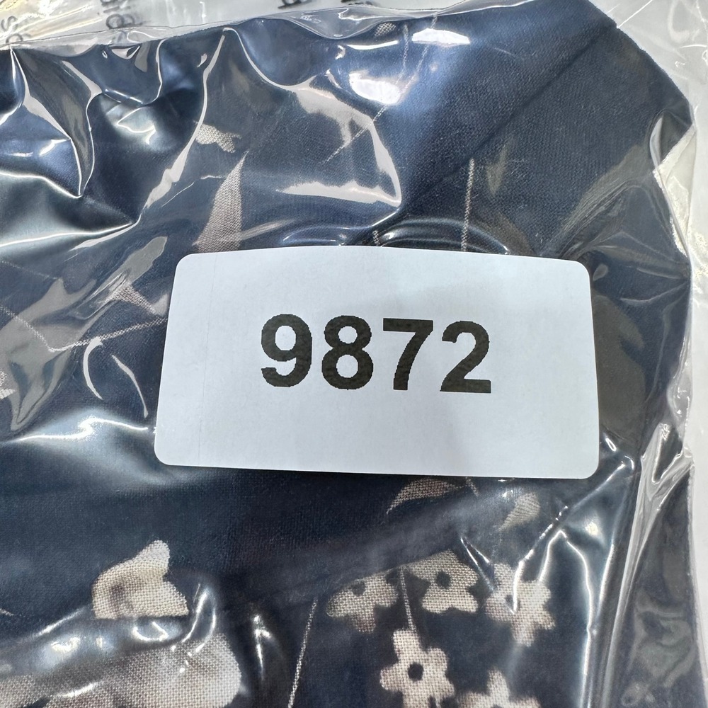 Vintage‎ Dark Floral Maxi Dress Womens M/L Black Rayon Cottage Prairie Long 90s - Picture 7 of 7